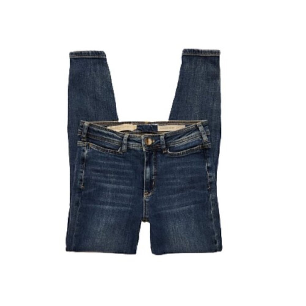 Anthropologie Pilcro High-Rise Skinny Ankle Zip Jeans